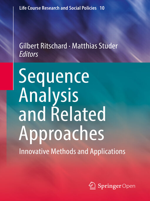 Title details for Sequence Analysis and Related Approaches by Gilbert Ritschard - Available